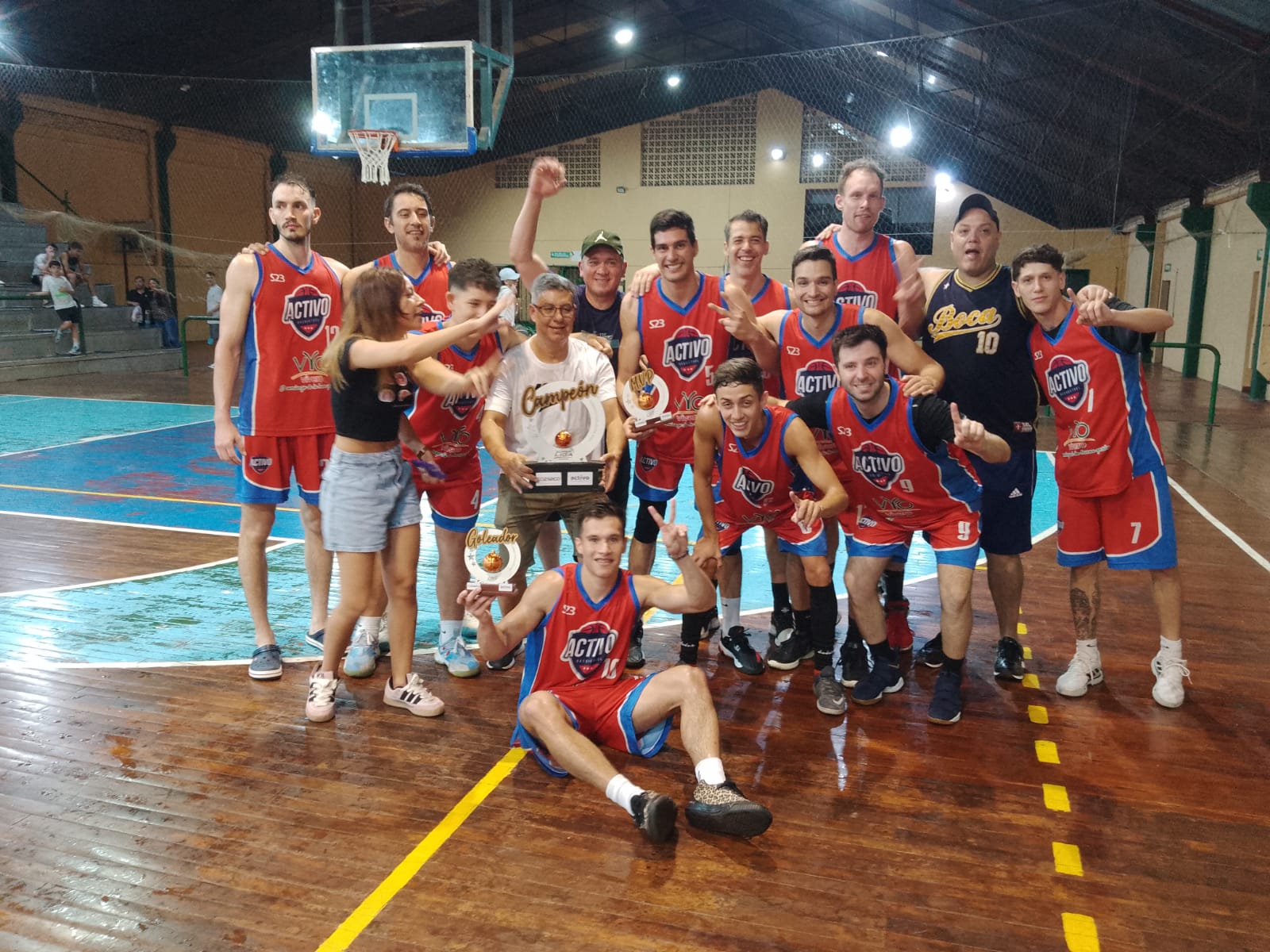 Activo se consagró bicampeón del básquet obereño