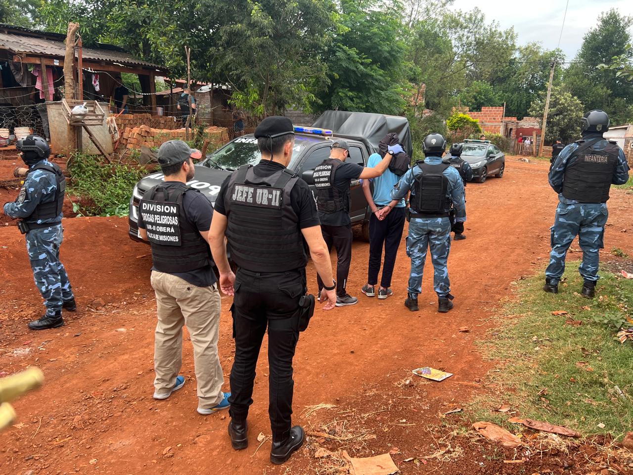 Detuvieron al sindicado líder de una banda familiar dedicada a la venta de cocaína en Oberá