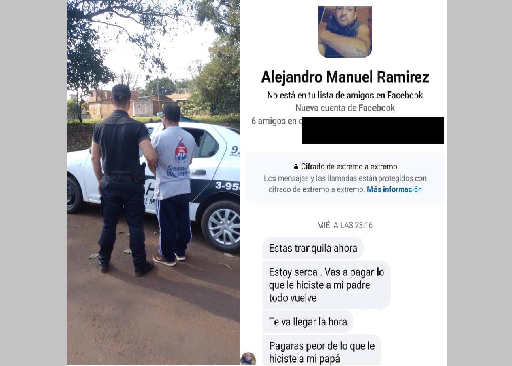 “Vas a pagar”: denunció a su ex pareja por violencia y ahora la amenaza el hijo del hombre