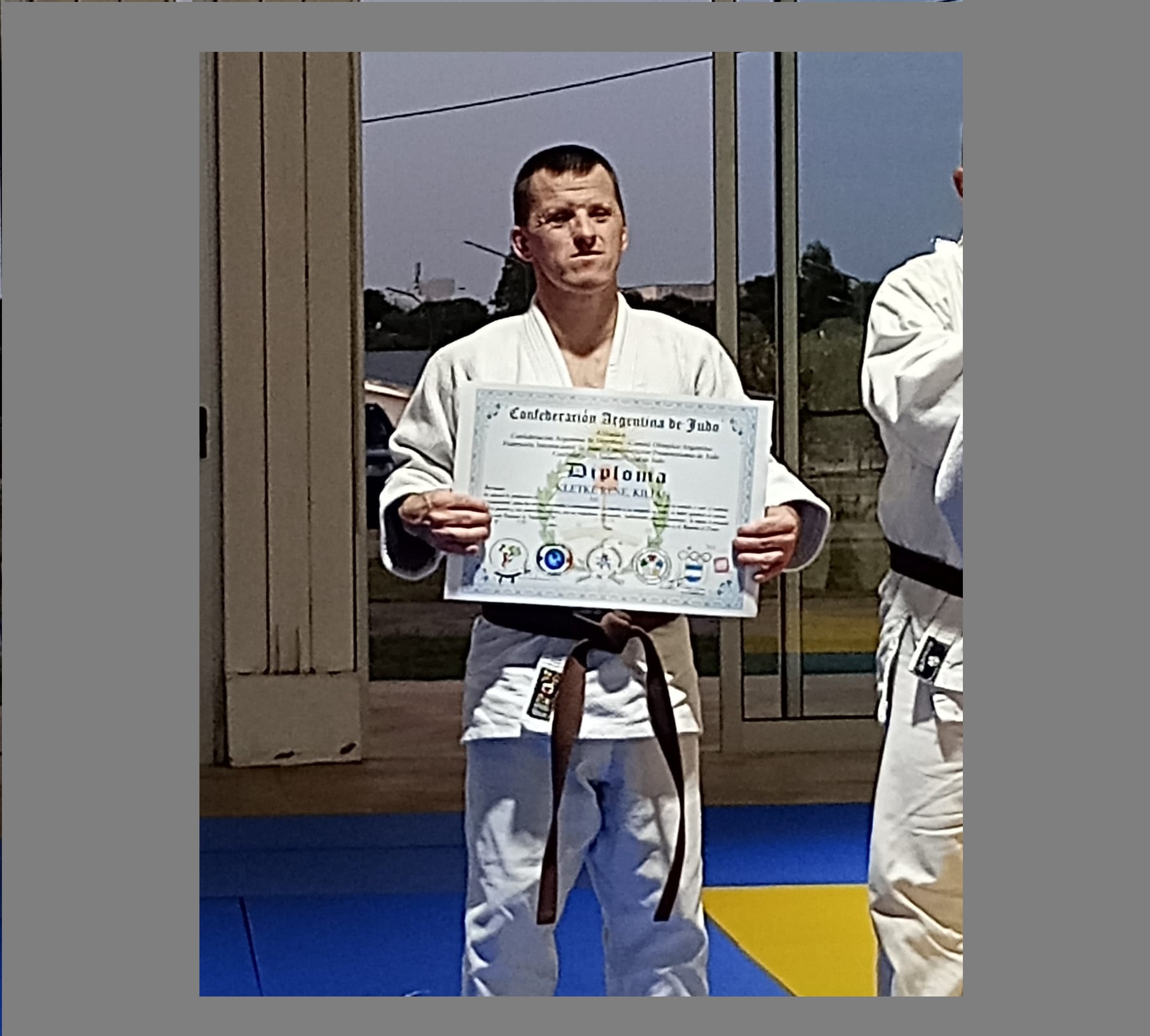 Orgullo obereño: René Klettke se convirtió en el primer profesor de judo con síndrome de Down