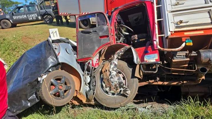 Tragedia en Aristóbulo: un mecánico salió a probar un auto, chocó y falleció