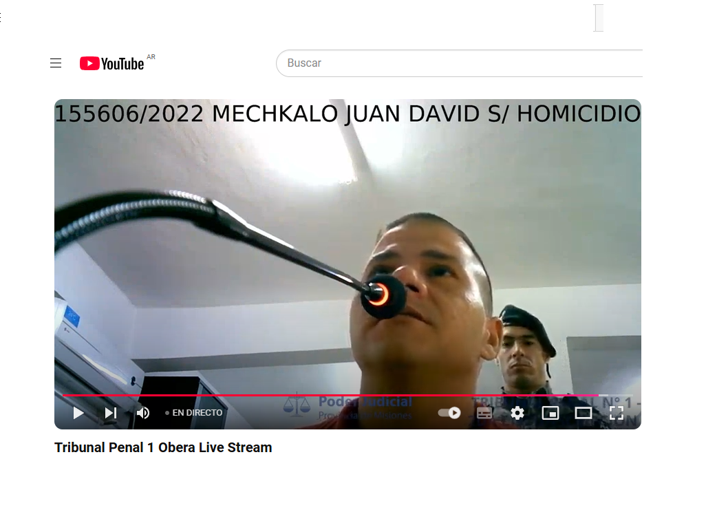 Primer juicio online en Oberá: juzgan al presunto homicida de Paulo Rodríguez, asesinado en los festejos del Mundial 2022