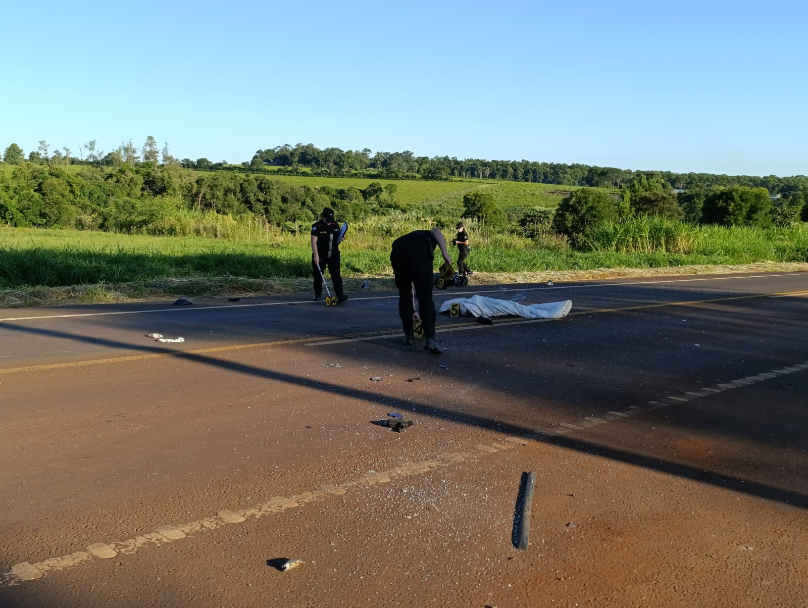 Motociclista fallecido en un choque en Campo Viera