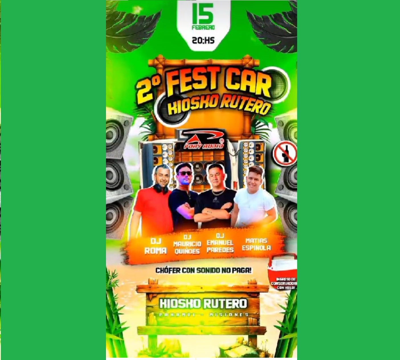 La Policía aclaró que todavía no está autorizado el evento del 15 de febrero en Panambí