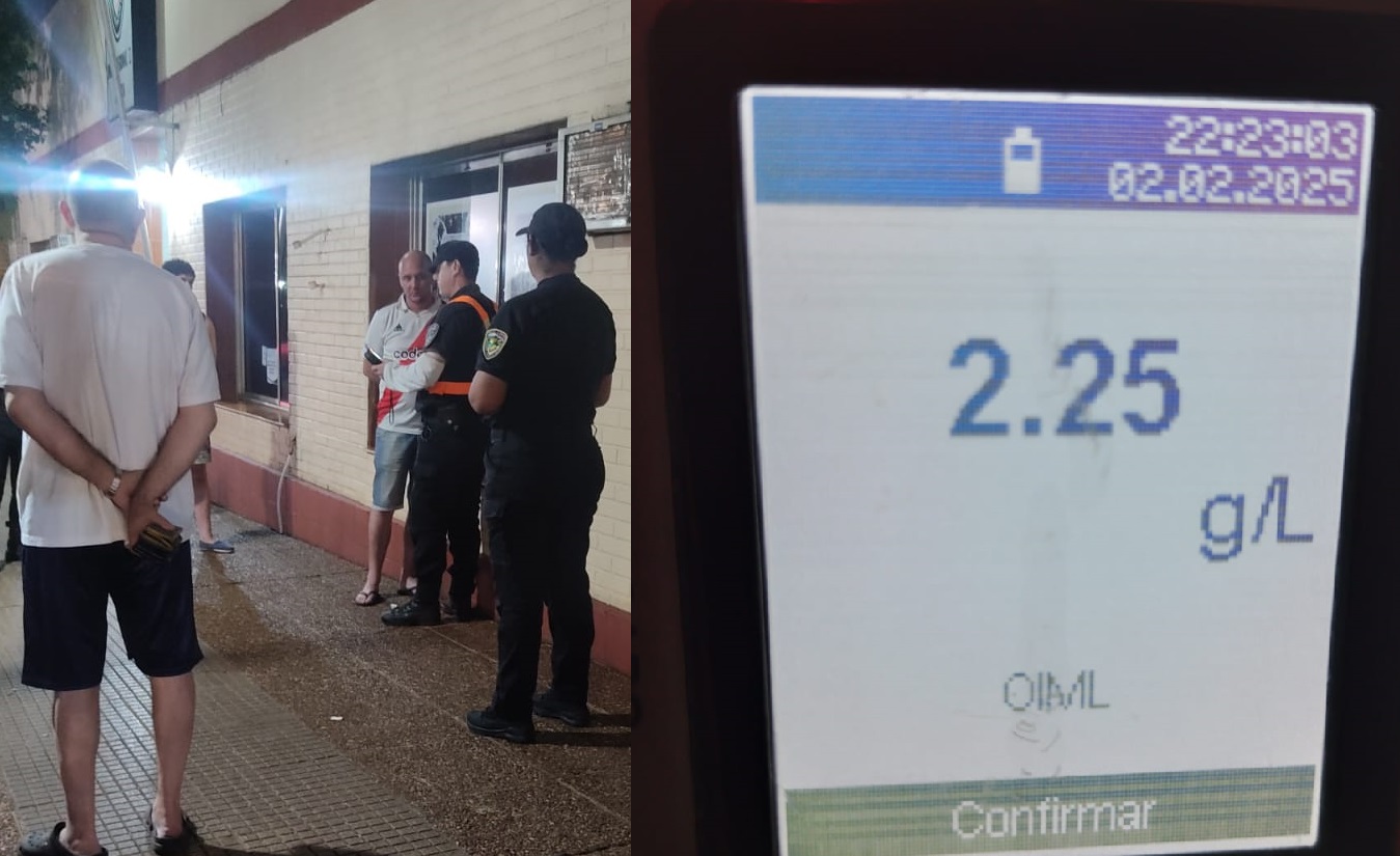 Detectaron a un camionero durísimo manejando por Oberá