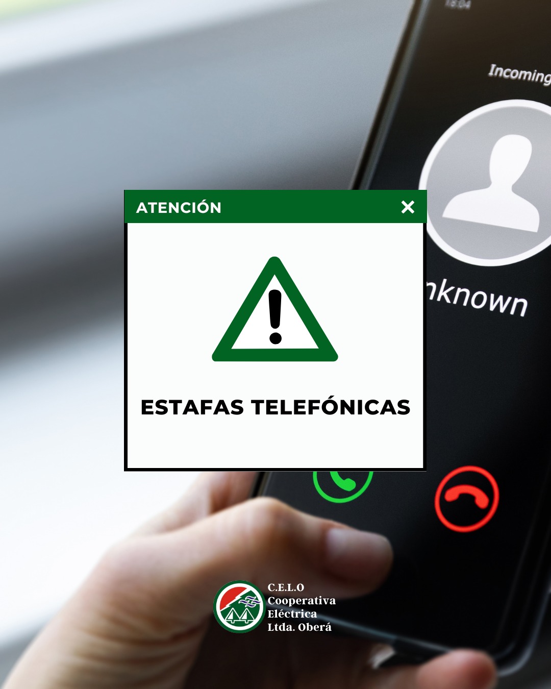 Alerta por intentos de estafa a socios de la Celo