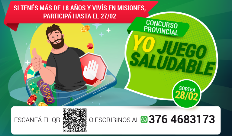 Arrancó el concurso por el Mes del Juego Responsable