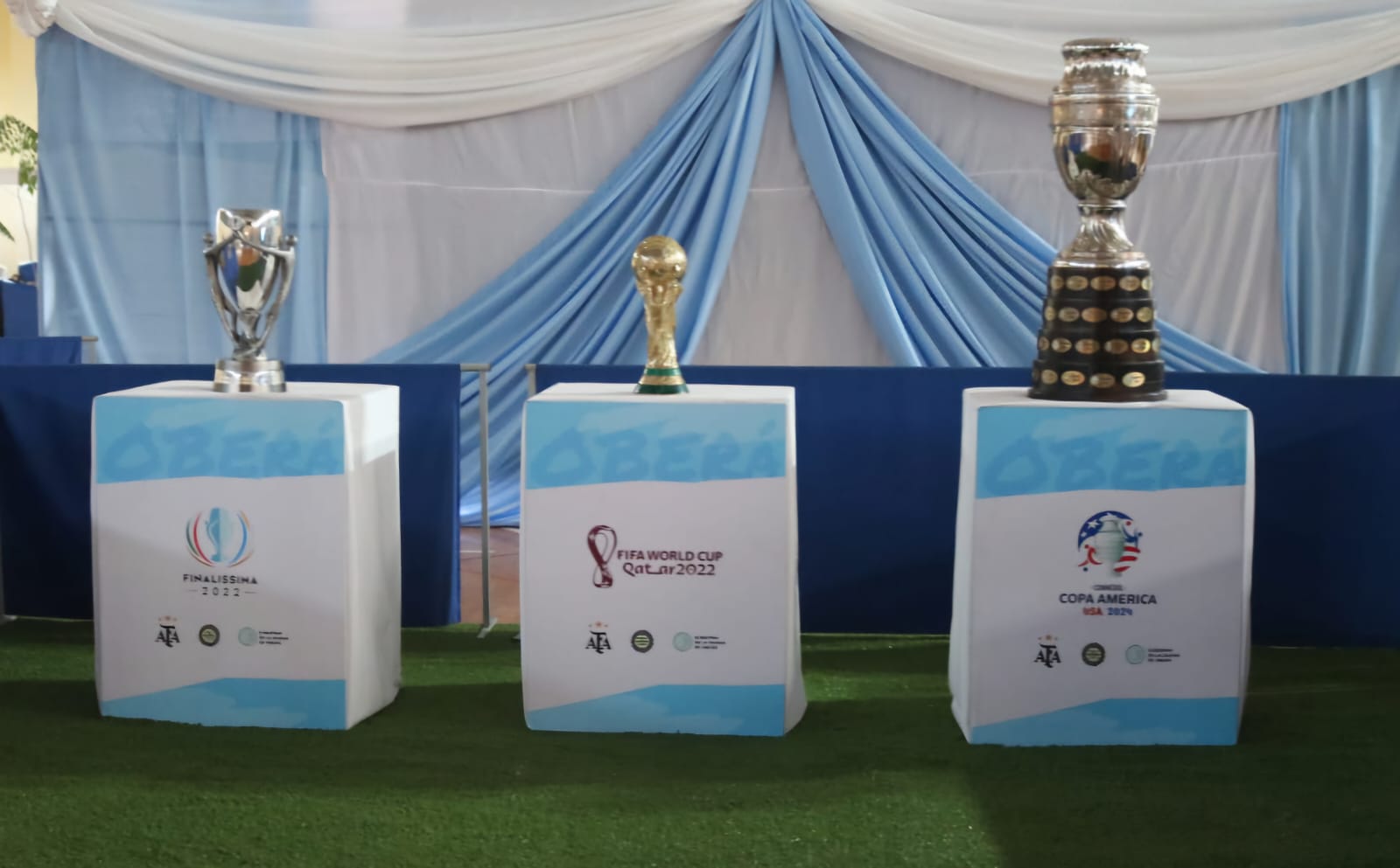 Las copas de la scaloneta pasaron por Oberá y fue una fiesta