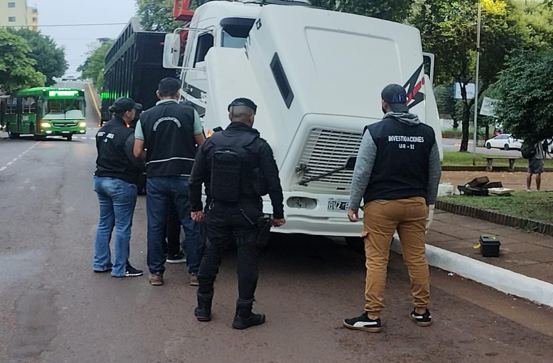 Secuestraron en Oberá un camión implicado en un resonante caso de corrupción en Chaco