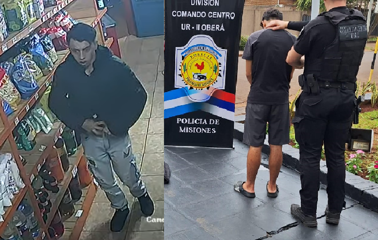 Detuvieron al ladrón del fernet y recuperaron la botella… vacía