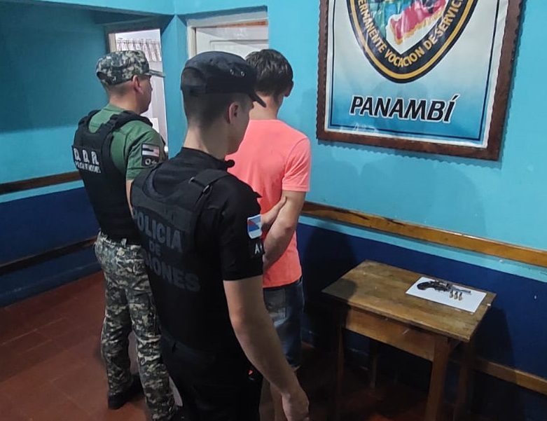 Control policial en Panambí identificó y detuvo a un brasilero con pedido de captura por homicidio