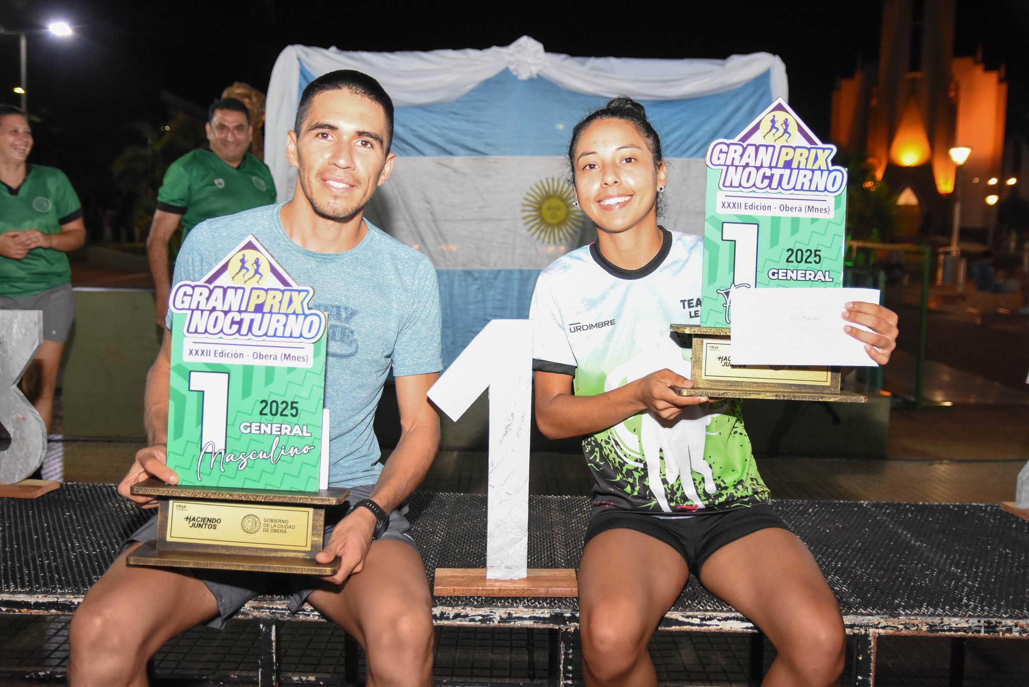 Edgardo Franco y Rocío Maciel ganadores del XXXII Gran Prix Nocturno