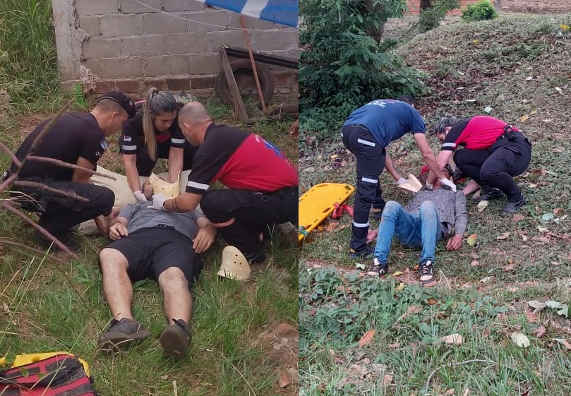 Dos caídas de altura: uno buscaba paltas y se rompió una rama, y otro cayó del techo de su casa