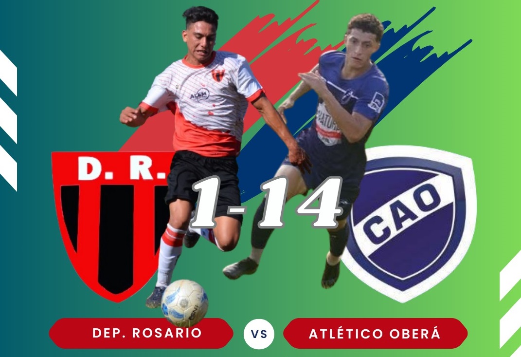 Goleada histórica en el futbol obereño: el Decano ganó 14 a 1 en Alem