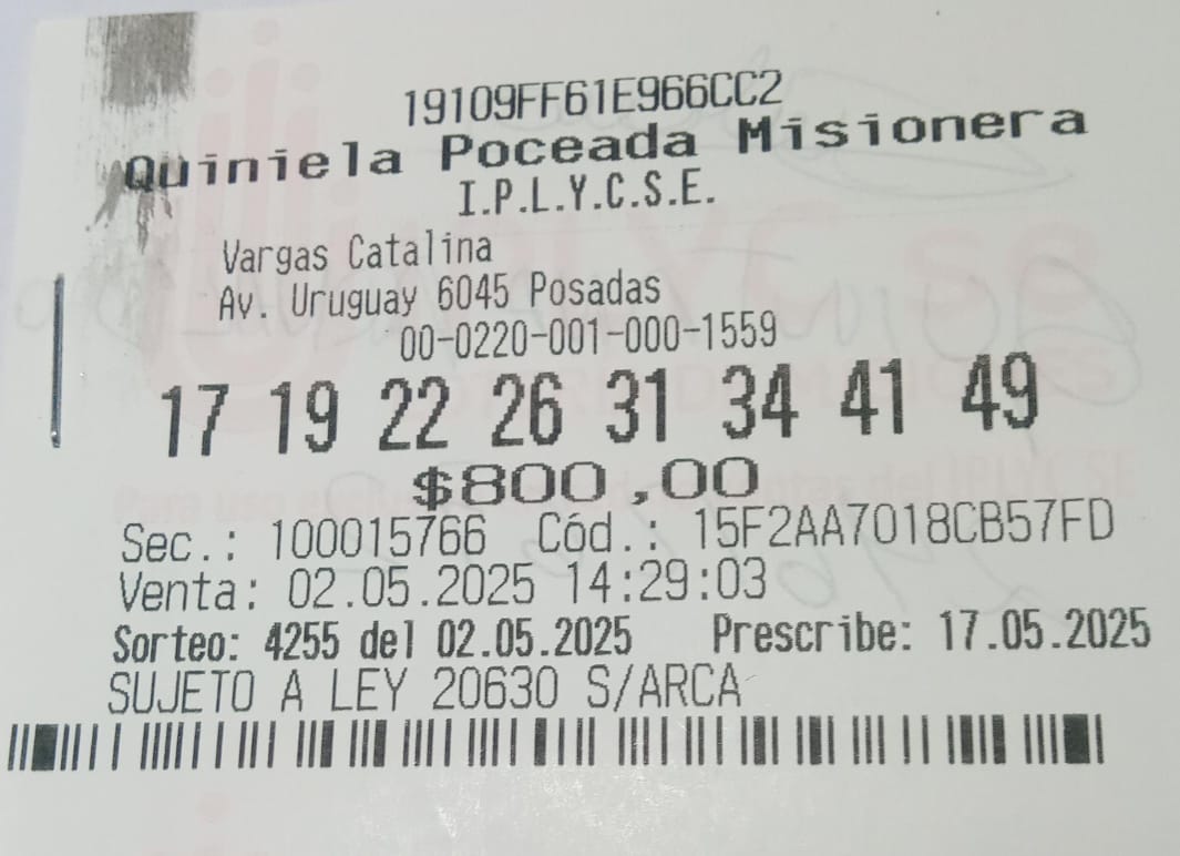Hizo caso al pálpito, ganó la Poceada y destinará el premio para su casa