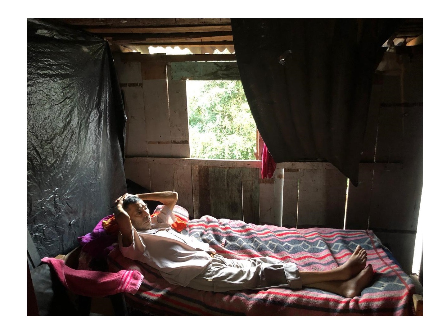 Ruegan asistencia para un vecino del barrio Tuichá postrado por una grave enfermedad