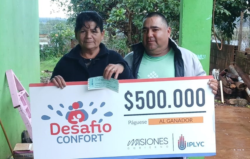 Con el premio de Desafío Confort cumplirá el sueño de agrandar su casa