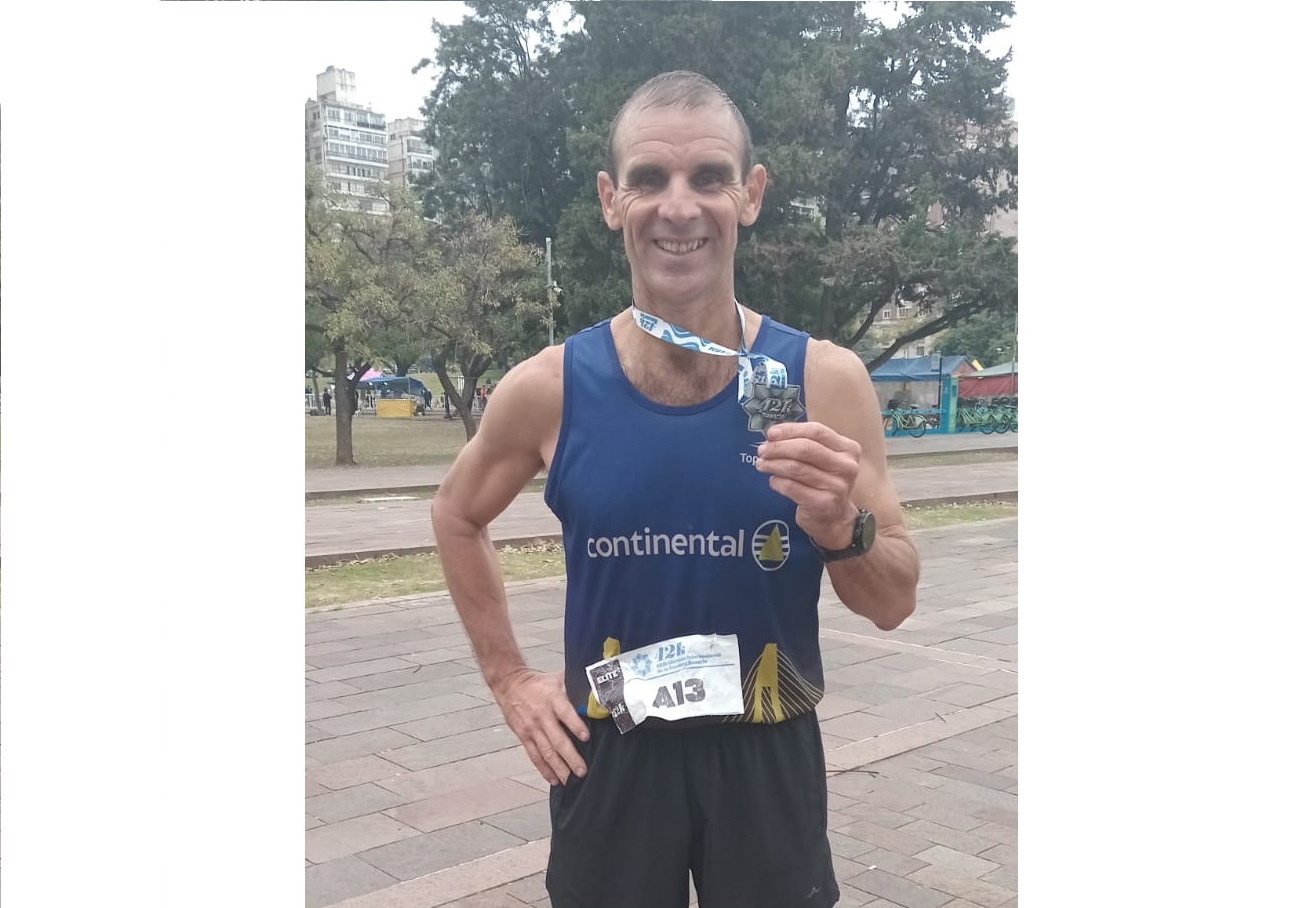 Darío Piñeiro fue protagonista de la Maratón de Rosario