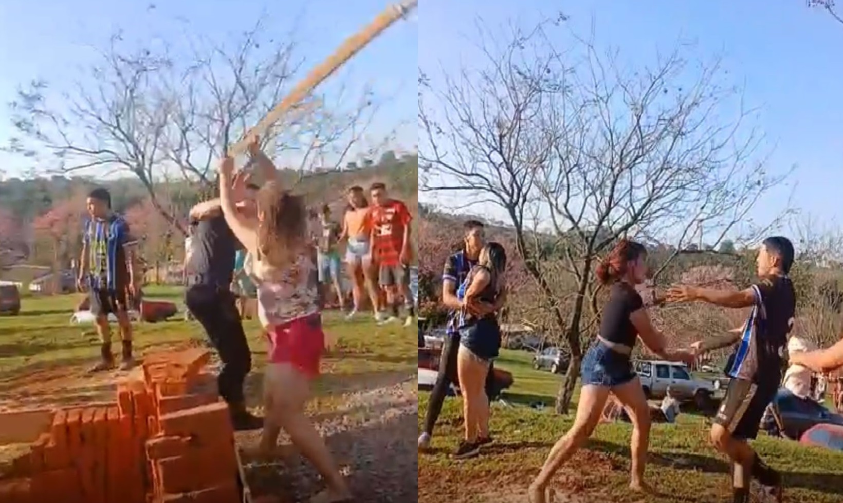 La “diversión” de las chicas: otra vez detenidas por riñas en la liga de Campo Ramón