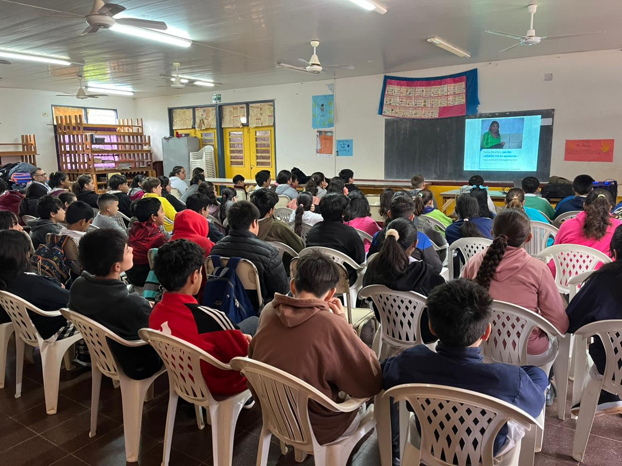 Después de las vacaciones, volvieron las charlas sobre prevención de adicciones