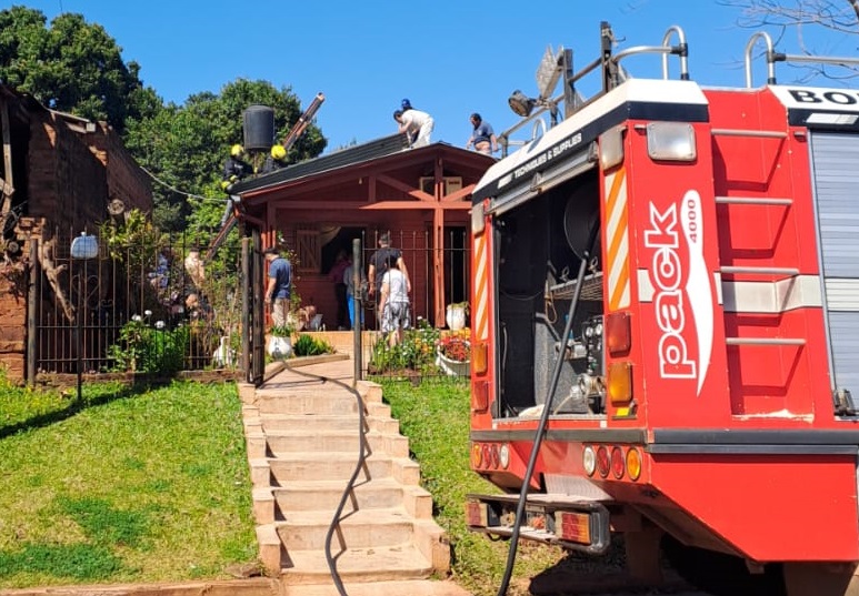 Sofocaron incendió en la vivienda de una jubilada en barrio Norte