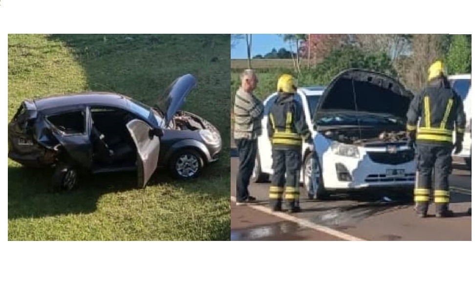 Chocó frente al Camelias Golf y se escapó a pie del lugar: el conductor del otro coche resultó lesionado