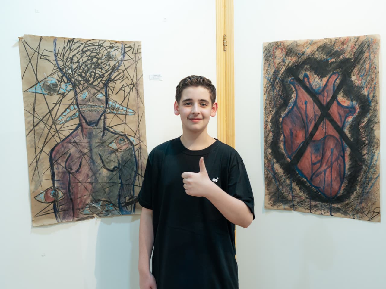 El arte como antídoto contra el acoso escolar: potente muestra del obereño Benjamín Staudt 