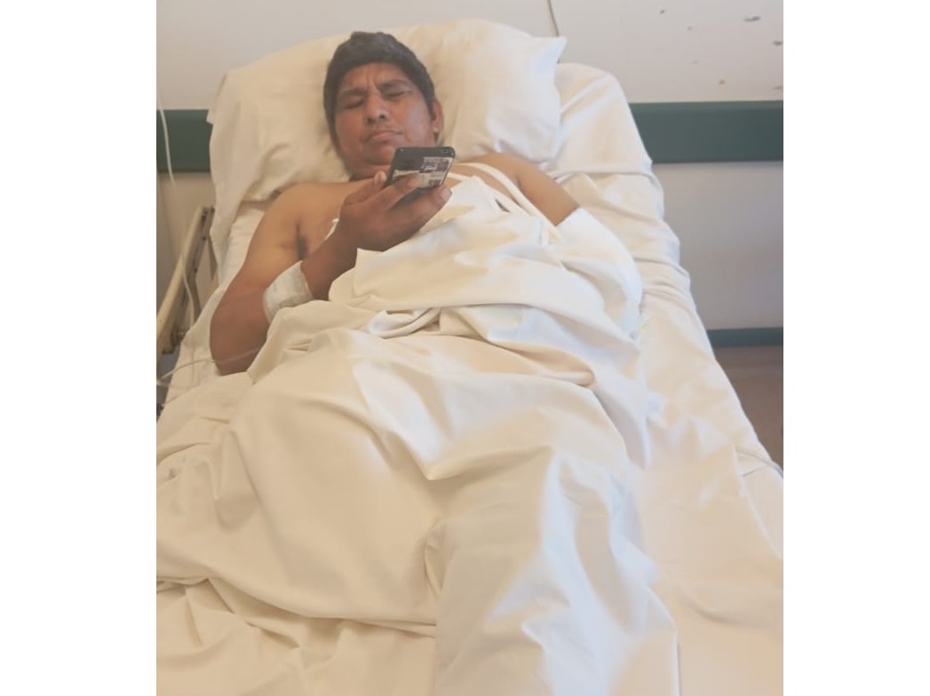 Chocó con un camión y le amputaron una pierna: “Hasta ahora nadie se hizo cargo”