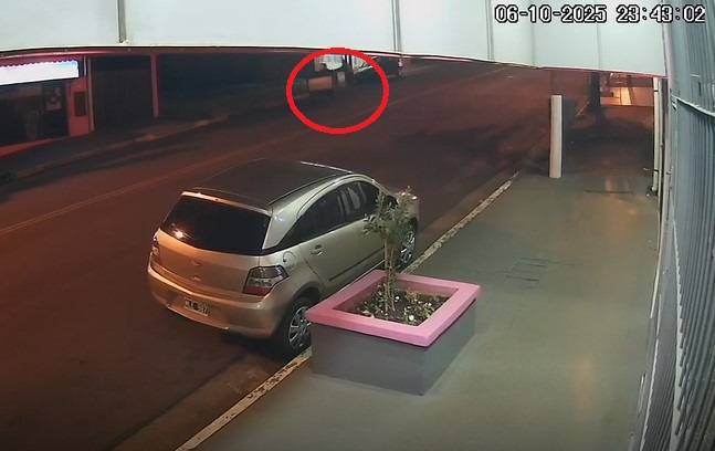 Bugres largaron cuesta abajo un contenedor de basura por avenida Tucumán