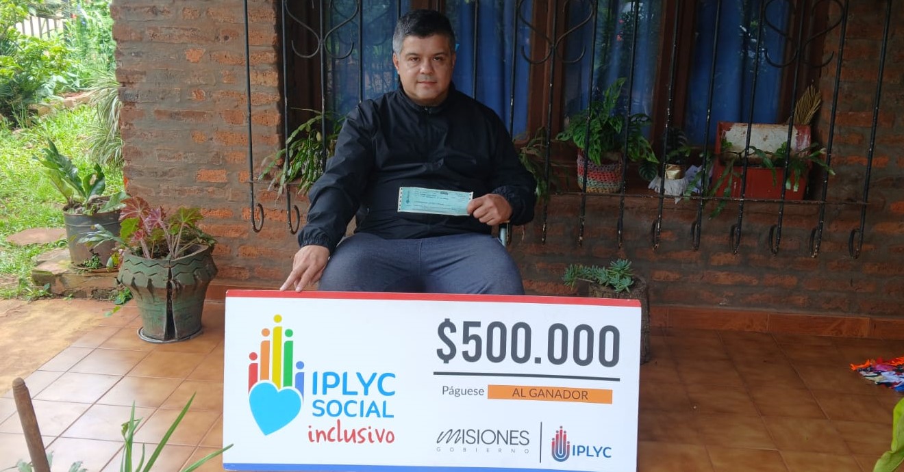 Obereño ganó el Inclusivo del IPLyC y usará el dinero para sesiones de kinesiología