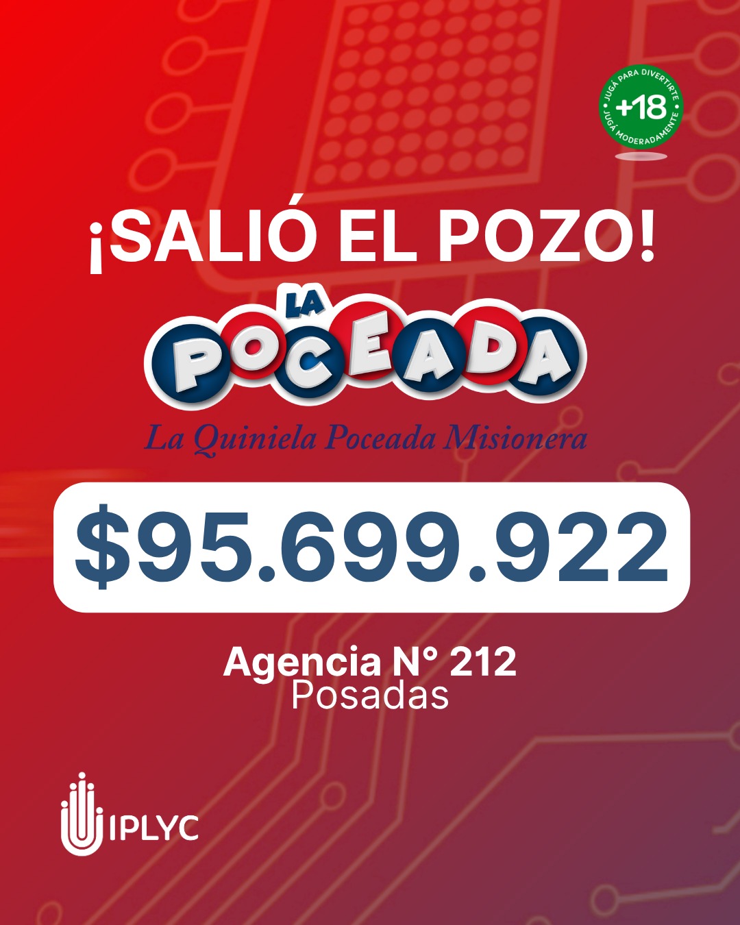 En Posadas, la Poceada entregó más de 95 millones de pesos