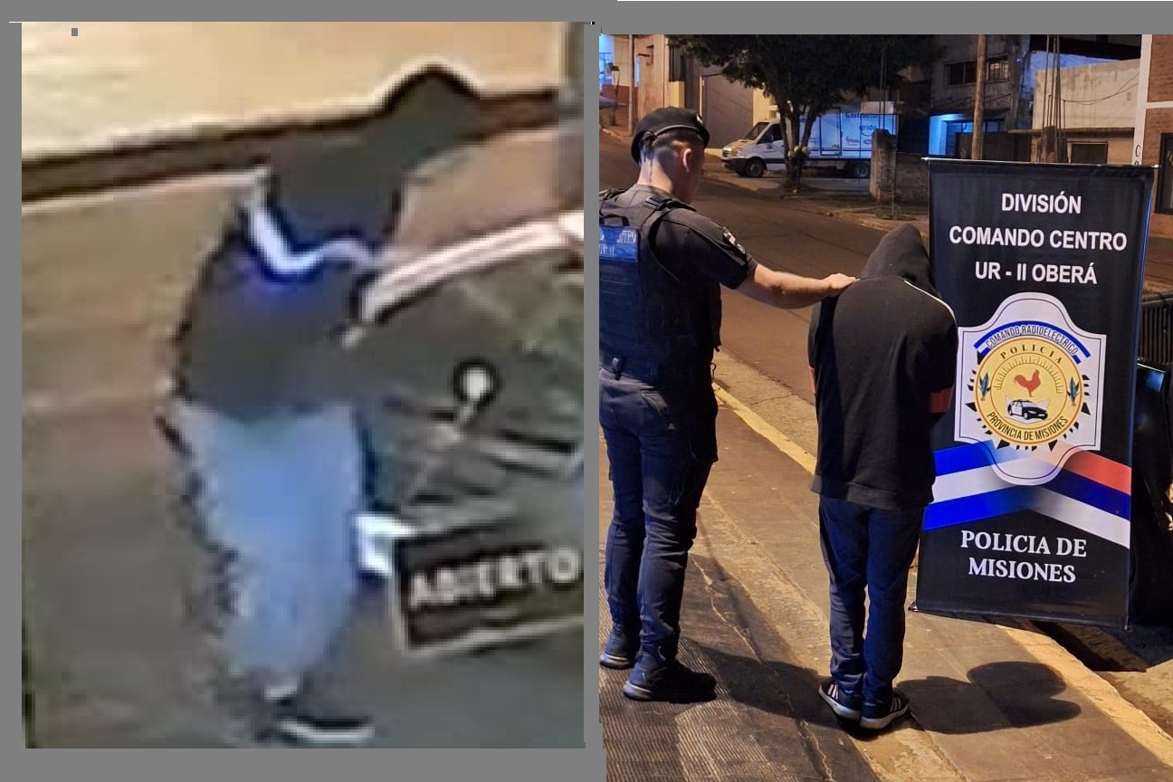 Detuvieron a uno de los implicados en el robo de una camioneta, choques y destrozos en Plaza Malvinas