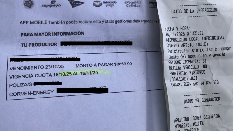 “Abusan de los más humildes”: denunció mal proceder policial en un control de tránsito