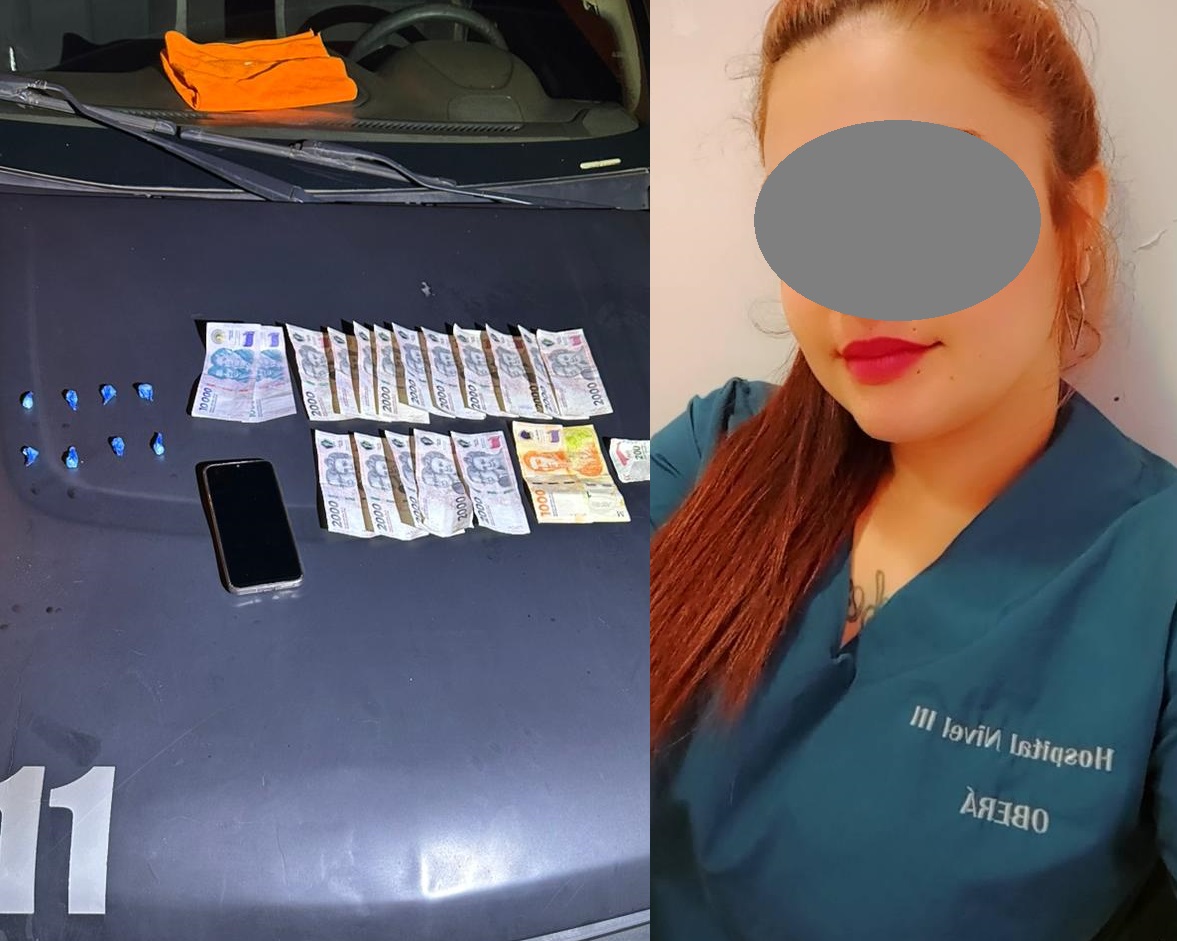 Es enfermera la detenida con dosis de cocaína para la venta en Oberá