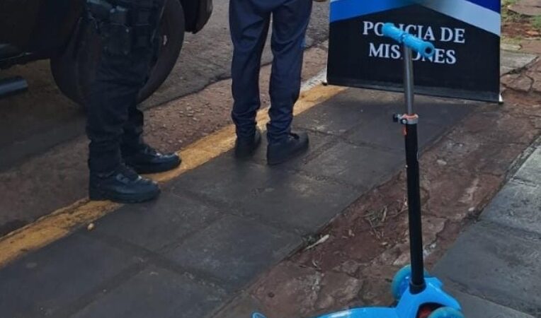 La policía recuperó un monopatín y cayó “Tarzán” con las manos en la masa