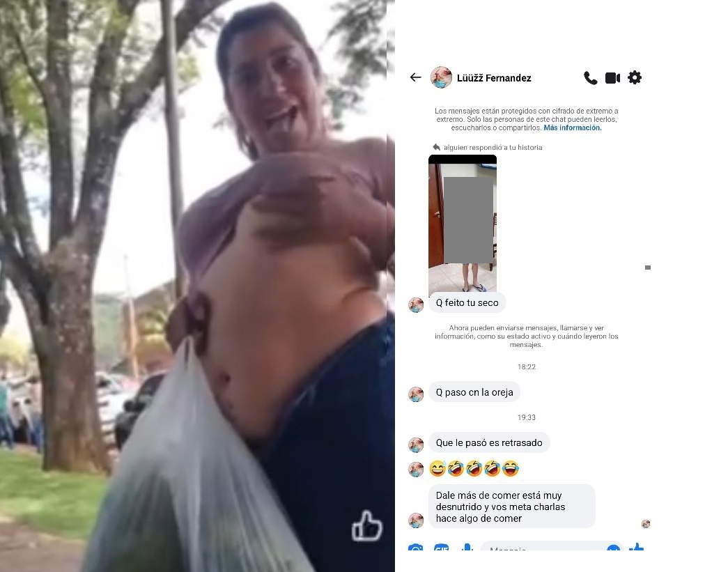 “Me da miedo porque me mandó una foto de mi nene”: denunciaron a la exhibicionista de la feria por acoso y amenazas