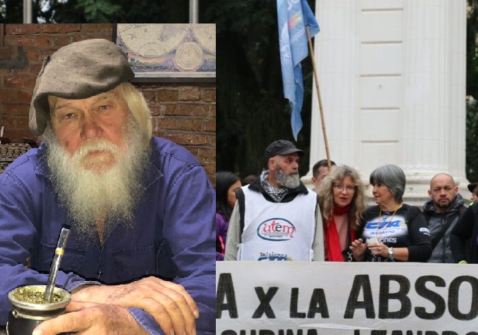 “Me aterra que quieran disciplinar a docentes que reclamaron algo justo”: Hugo Sand comparó el juicio a Sánchez y Gurina con la Masacre de Oberá