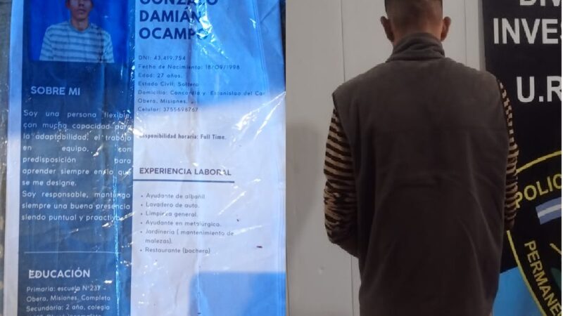 Entró a robar y lo descubrieron porque dejó su currículum: terminó preso por dos hechos