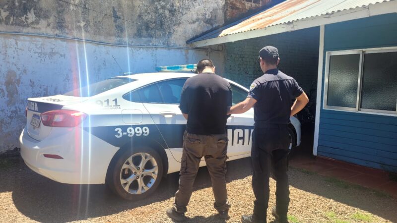 “Me partió la boca de una piña”: ciudadano colombiano detenido en Oberá por violencia de género