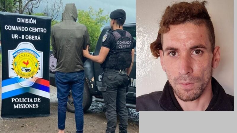 Cumplió condena por robo y volvió a ser detenido por una seguidilla de tres asaltos en Oberá