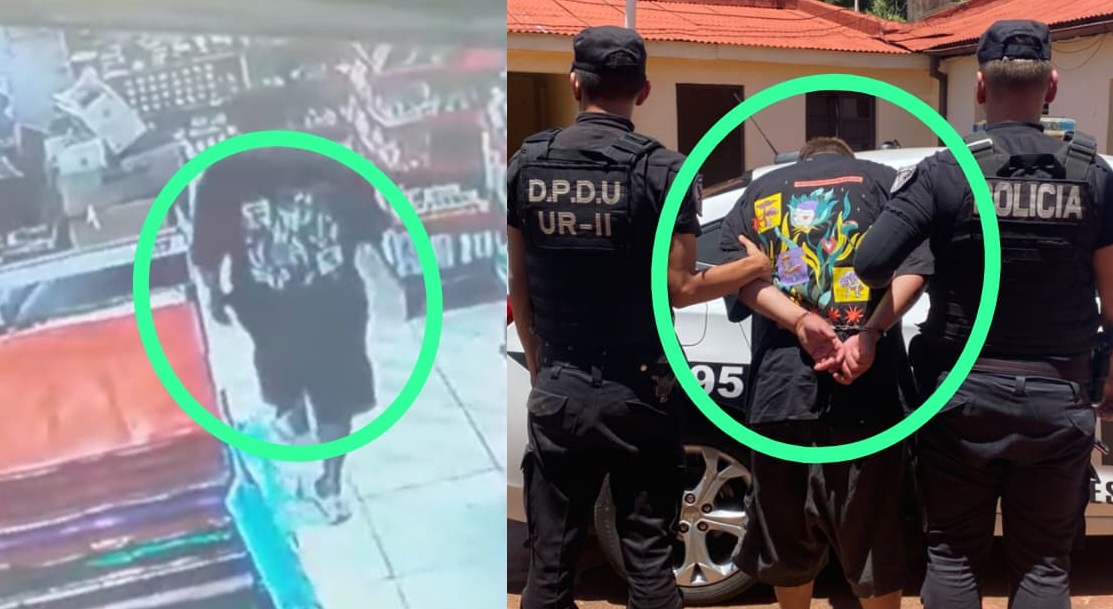 Mechero posadeño vino a robar a Oberá y terminó preso