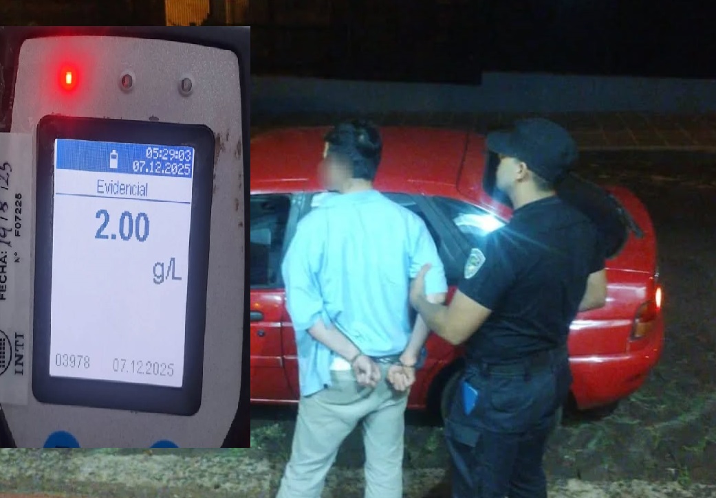 Irresponsable manejaba con 4 veces más alcohol de lo permitido: terminó preso