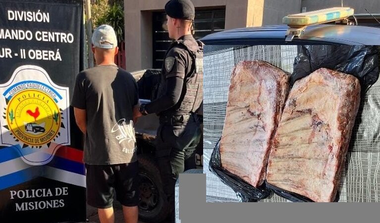 Se robó tres costillares y vendió en el mismo barrio: preso y sin asado