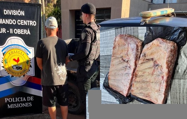 Se robó tres costillares y vendió en el mismo barrio: preso y sin asado