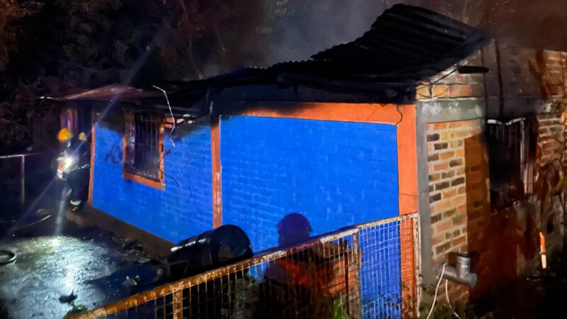 Sospechan de incendio intencional de una vivienda en Villa Svea