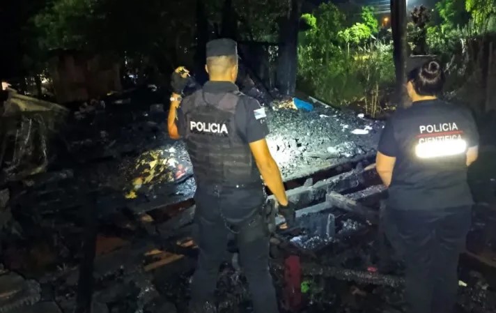 Nene de 3 años murió en un incendio y su tío se encuentra grave en el Hospital de Oberá