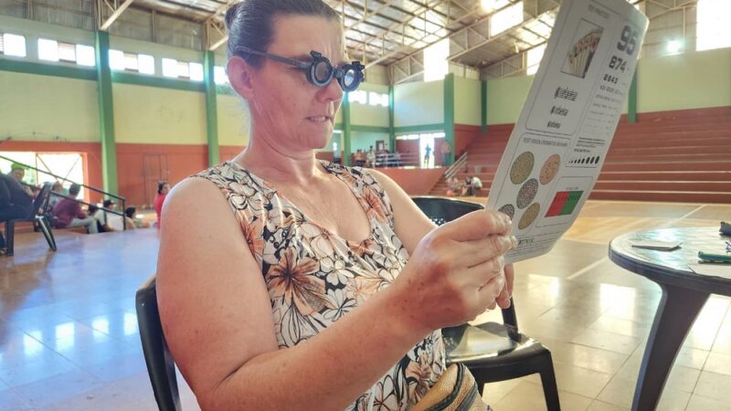 Los diagnósticos por el estado de la visión marcaron el pulso del operativo de Mirar Mejor en San Pedro