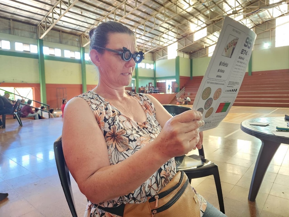 Los diagnósticos por el estado de la visión marcaron el pulso del operativo de Mirar Mejor en San Pedro