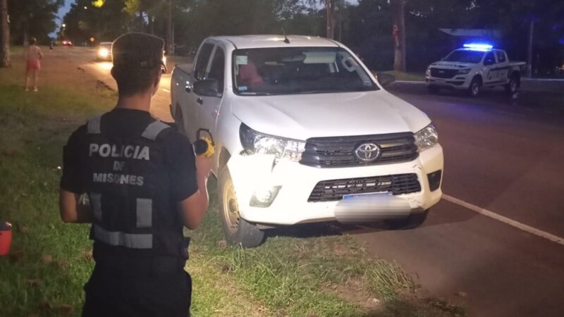 Nene de 8 años fue atropellado por una Hilux en San Martín