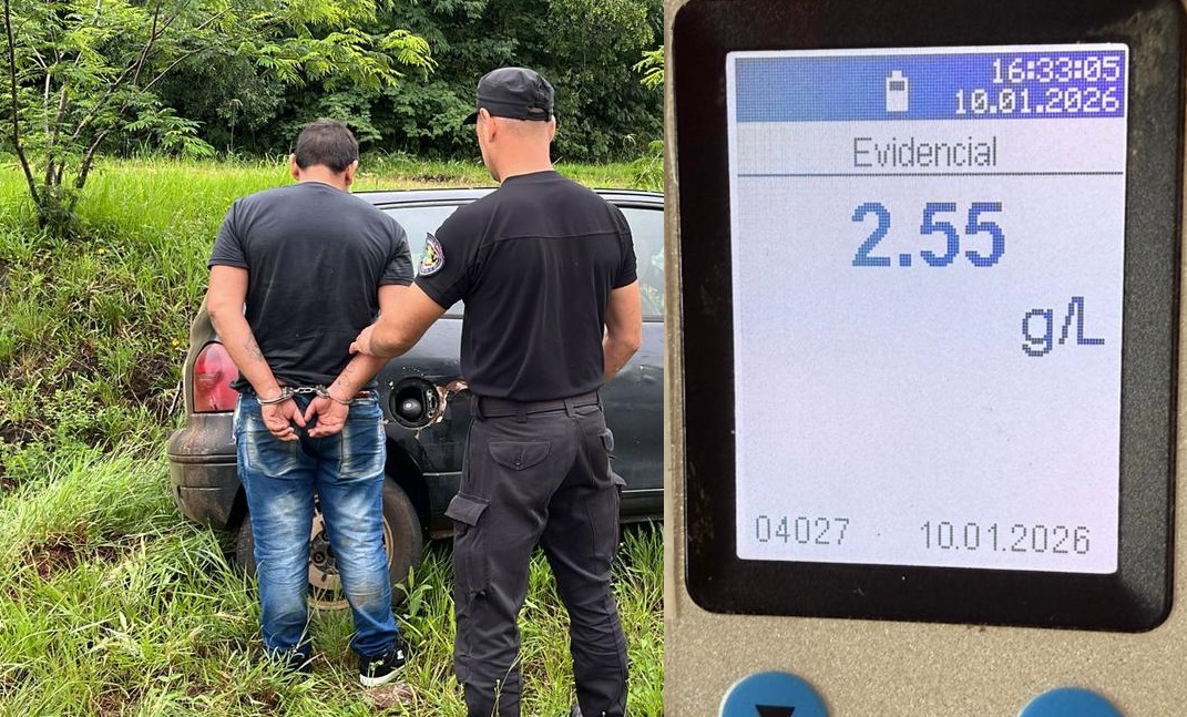 Borracho al mango chocó contra un poste de alumbrado público en Mártires